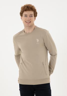 Erkek Açık Haki Sweatshirt - 50281048011