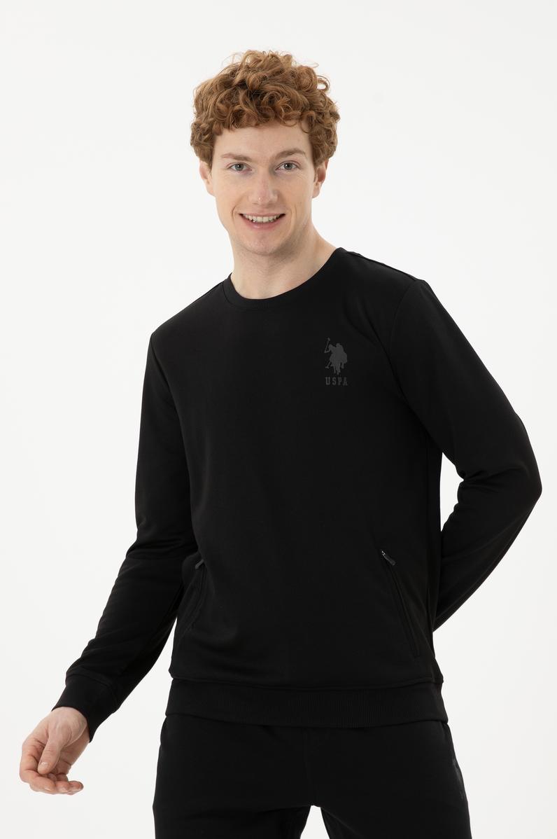 Erkek Siyah Sweatshirt