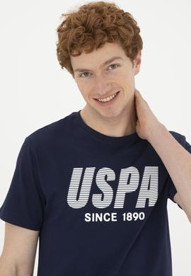 Erkek Regular Fit Bisiklet Yaka Lacivert Tişört - 50282027011