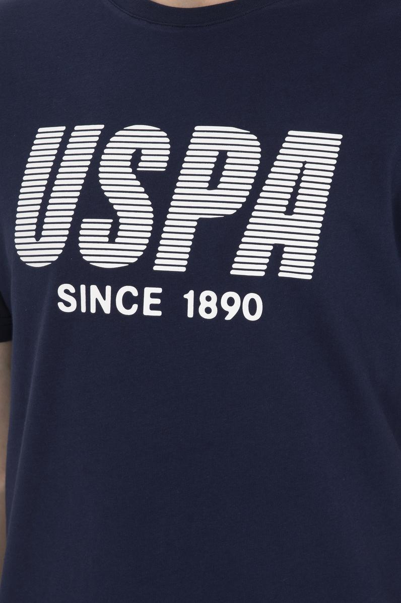 Erkek Regular Fit Bisiklet Yaka Lacivert Tişört