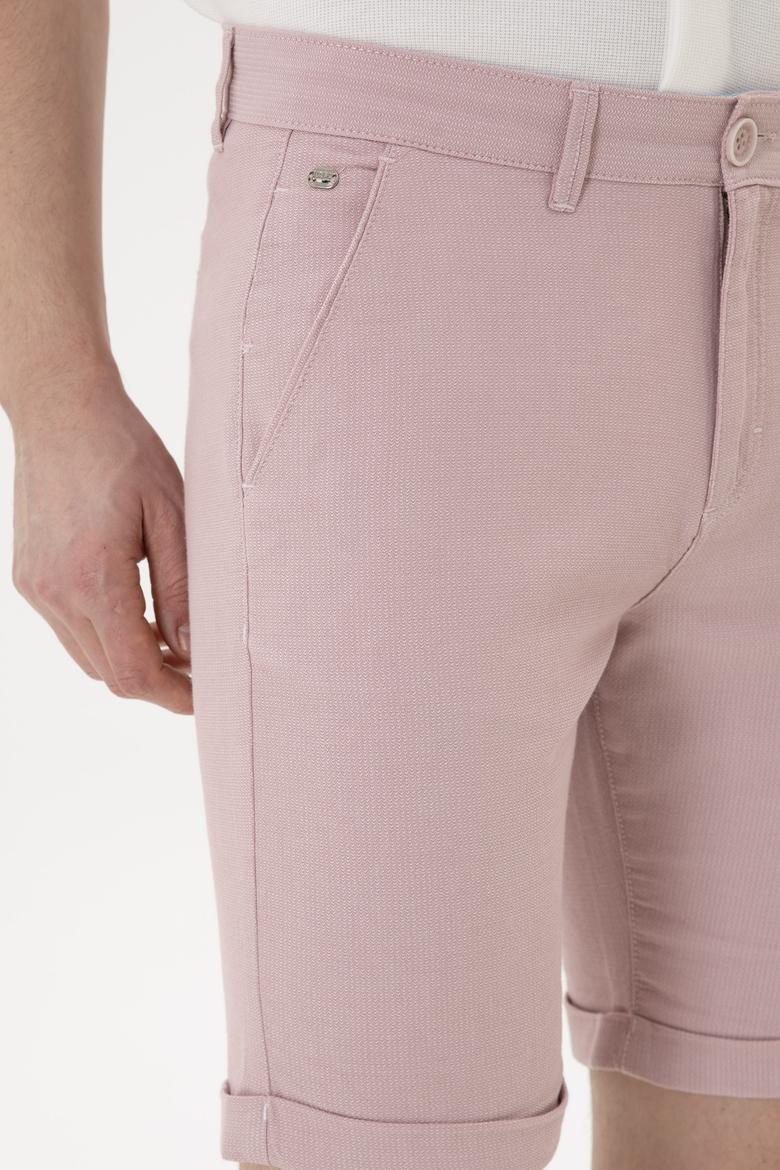 Erkek Pembe Dokuma Şort - 50263862010