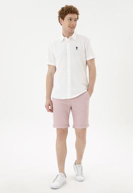 Erkek Pembe Dokuma Şort - 50263862010