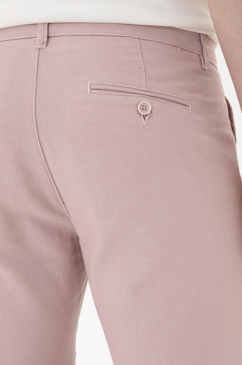 Erkek Pembe Dokuma Şort