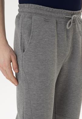 Erkek Gri Melanj Eşofman Altı - 50263567011