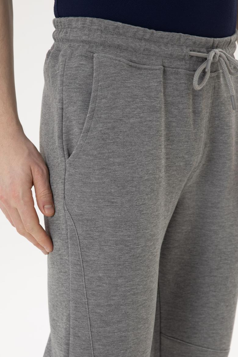 Erkek Gri Melanj Eşofman Altı - 50263567011