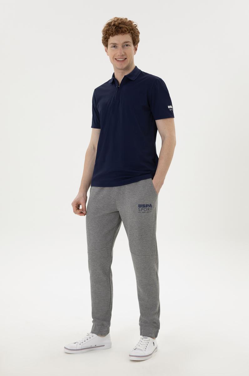 Erkek Gri Melanj Eşofman Altı