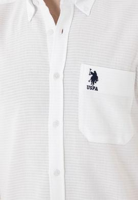 Erkek Beyaz Kısa Kollu Gömlek - 50282807016