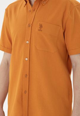 Erkek Kiremit Kısa Kollu Gömlek - 50282807019