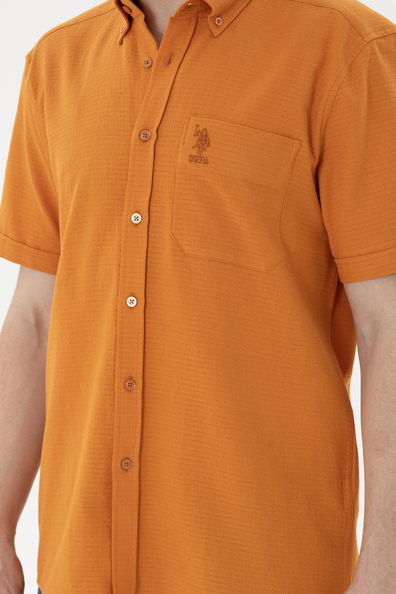 Erkek Kiremit Kısa Kollu Gömlek - 50282807019