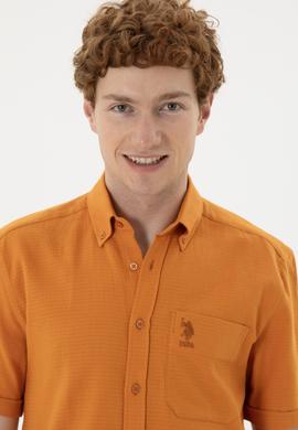 Erkek Kiremit Kısa Kollu Gömlek - 50282807019