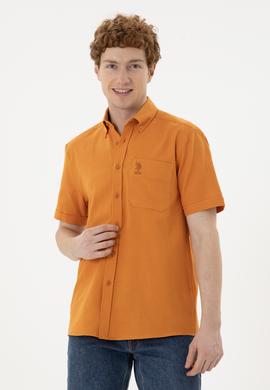 Erkek Kiremit Kısa Kollu Gömlek - 50282807019