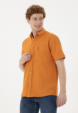 Erkek Kiremit Kısa Kollu Gömlek - 50282807019