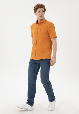 Erkek Kiremit Kısa Kollu Gömlek - 50282807019