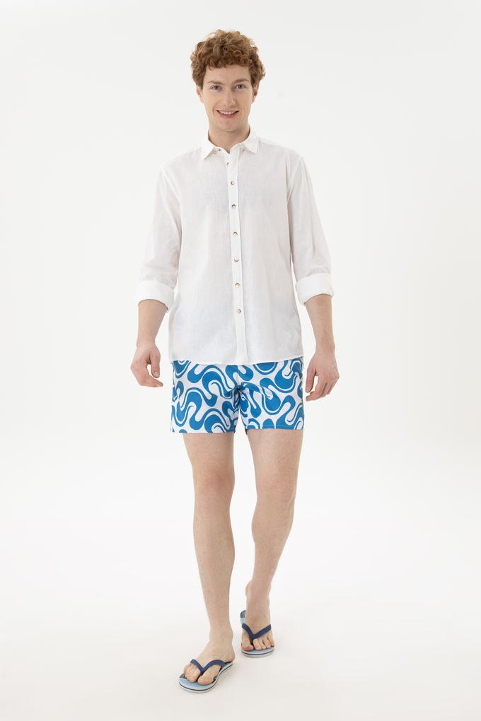 Erkek Saks Deniz Şortu