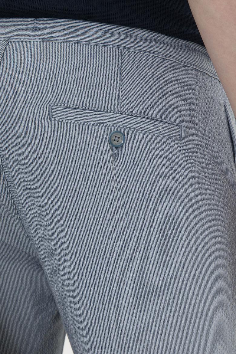 Erkek Mavi Dokuma Şort - 50283923015