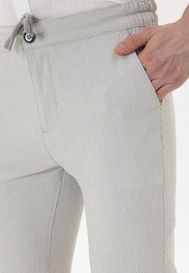 Erkek Gri Dokuma Şort - 50283923041