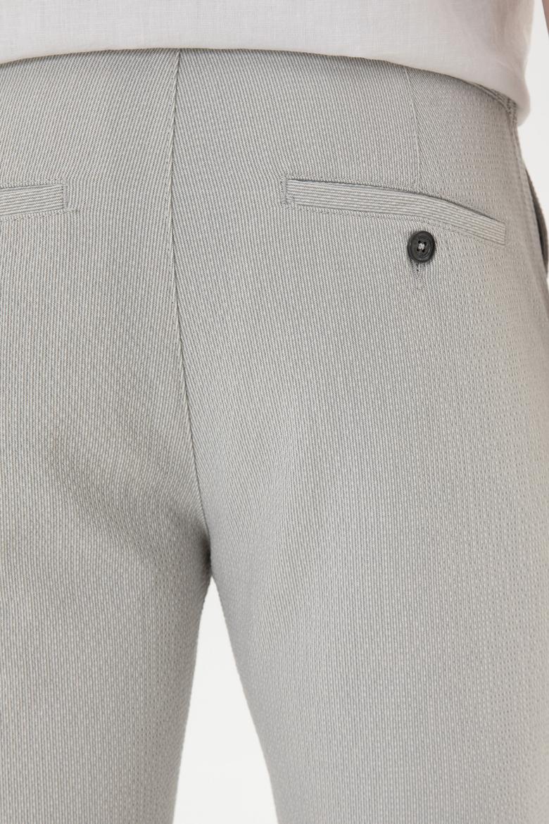 Erkek Gri Dokuma Şort - 50283923041