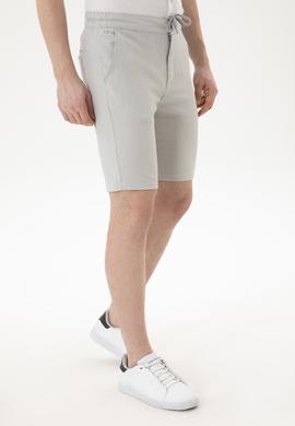 Erkek Gri Dokuma Şort - 50283923041