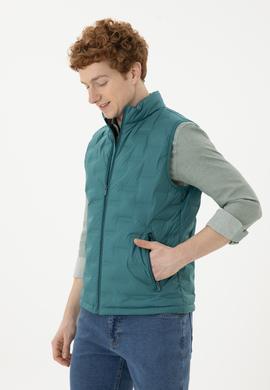 Erkek Koyu Yeşil Yelek - 50280832097