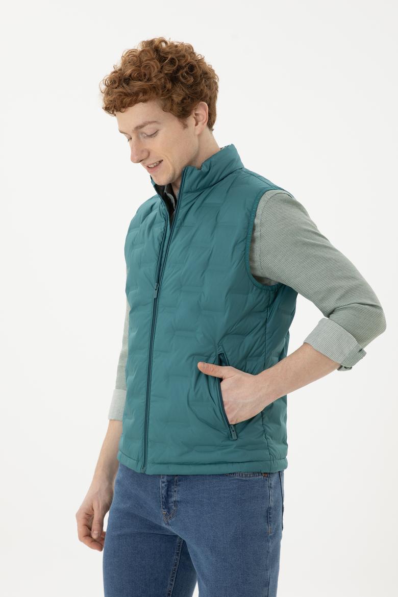 Erkek Koyu Yeşil Yelek - 50280832097