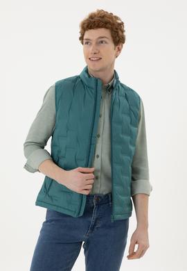 Erkek Koyu Yeşil Yelek - 50280832097