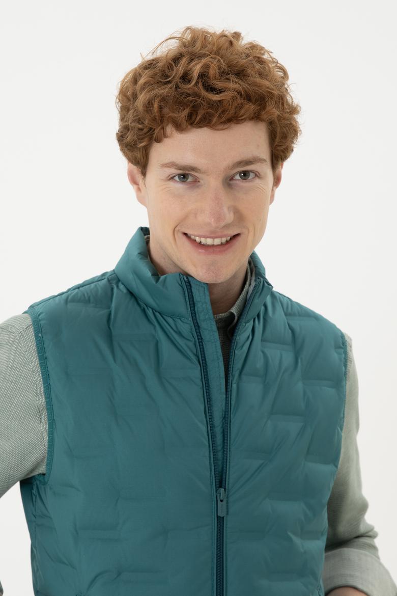 Erkek Koyu Yeşil Yelek - 50280832097