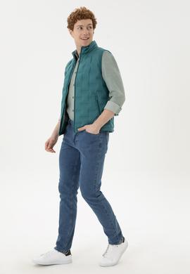 Erkek Koyu Yeşil Yelek - 50280832097
