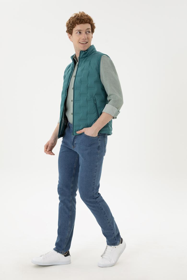 Erkek Koyu Yeşil Yelek - 50280832097