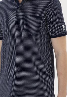 Erkek Regular Fit Polo Yaka Lacivert Tişört - 50281944001