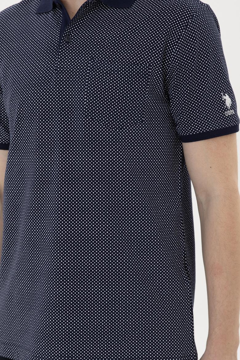 Erkek Regular Fit Polo Yaka Lacivert Tişört - 50281944001