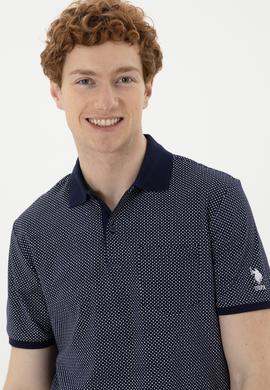 Erkek Regular Fit Polo Yaka Lacivert Tişört - 50281944001