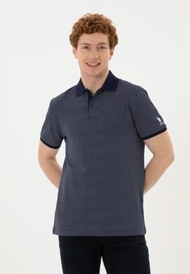 Erkek Regular Fit Polo Yaka Lacivert Tişört - 50281944001
