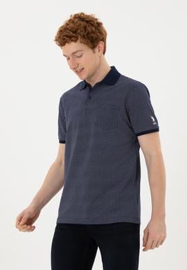 Erkek Regular Fit Polo Yaka Lacivert Tişört - 50281944001