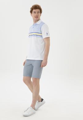 Erkek Regular Fit Polo Yaka Koyu Mavi Tişört - 50281951008