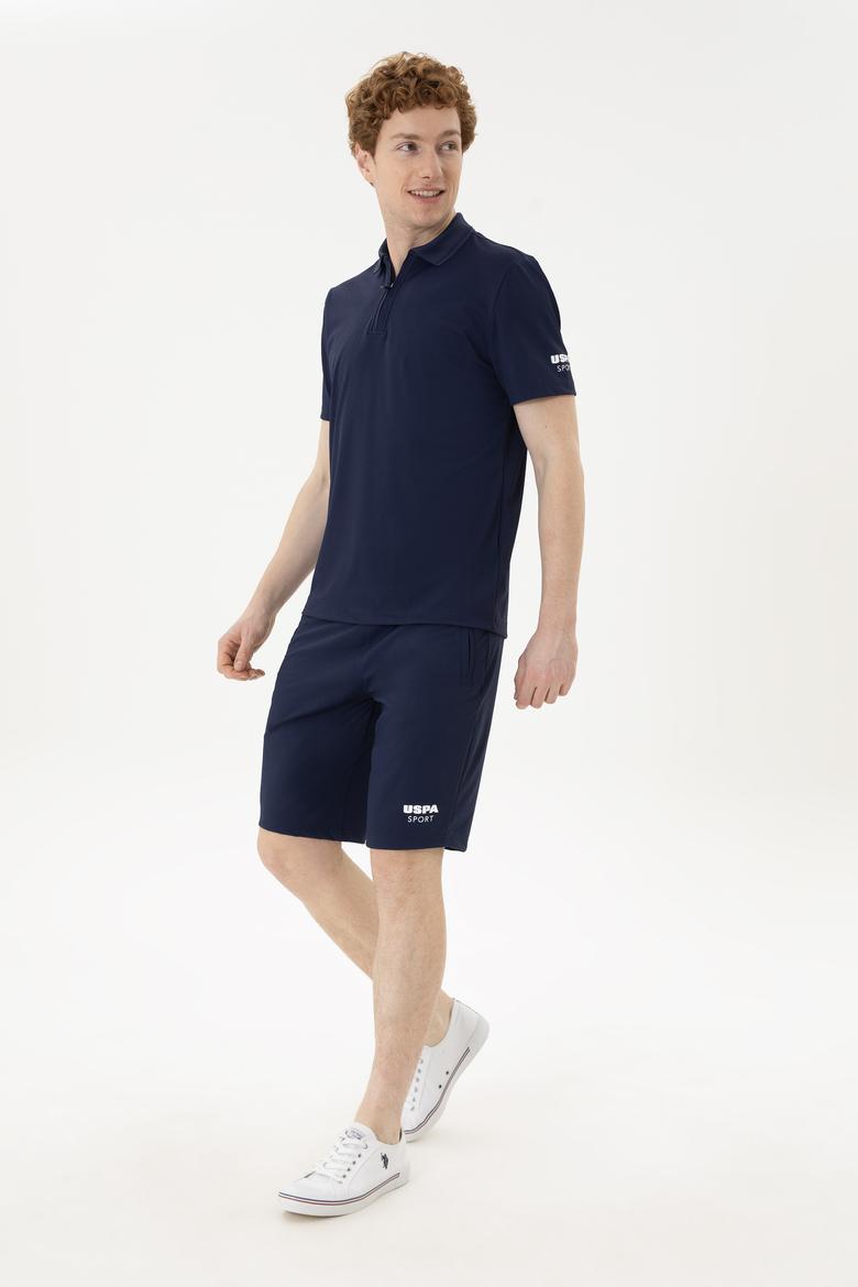 Erkek Regular Fit Polo Yaka Lacivert Tişört - 50282246016