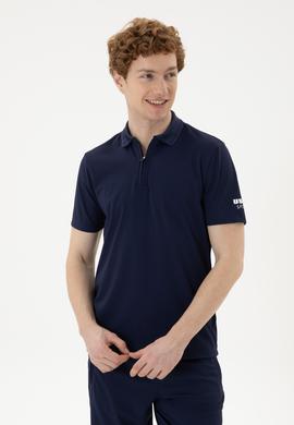 Erkek Regular Fit Polo Yaka Lacivert Tişört - 50282246016