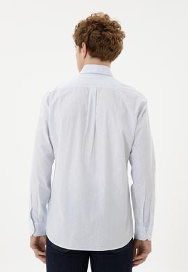 Erkek Açık Mavi Uzun Kollu Gömlek - 50282802014
