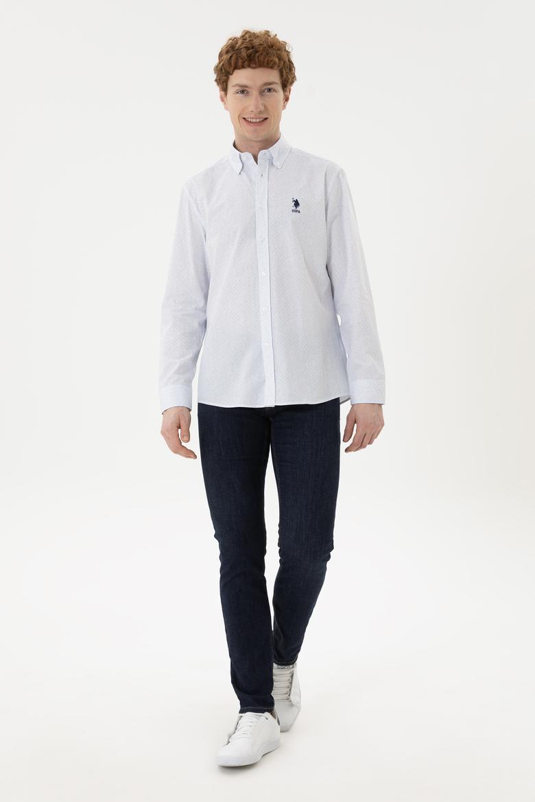 Erkek Açık Mavi Uzun Kollu Gömlek - 50282802014