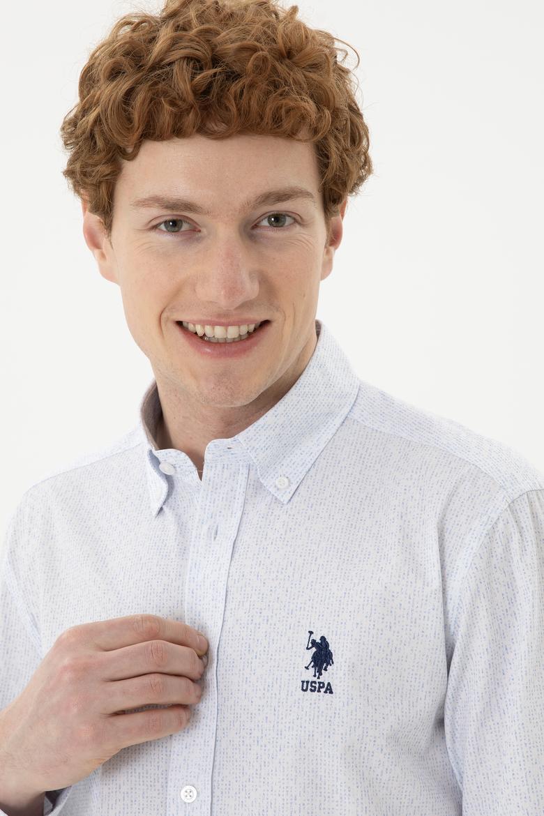 Erkek Açık Mavi Uzun Kollu Gömlek - 50282802014