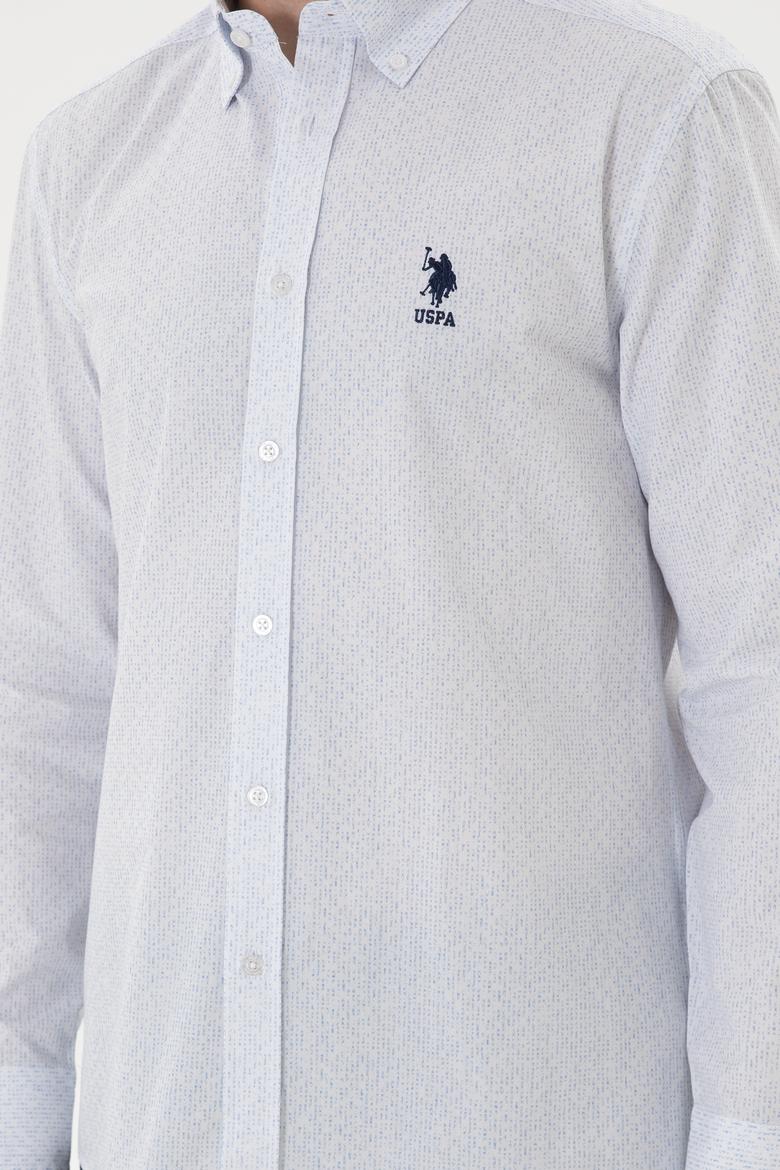 Erkek Açık Mavi Uzun Kollu Gömlek - 50282802014