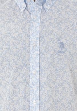 Erkek Açık Mavi Kısa Kollu Gömlek - 50282880003