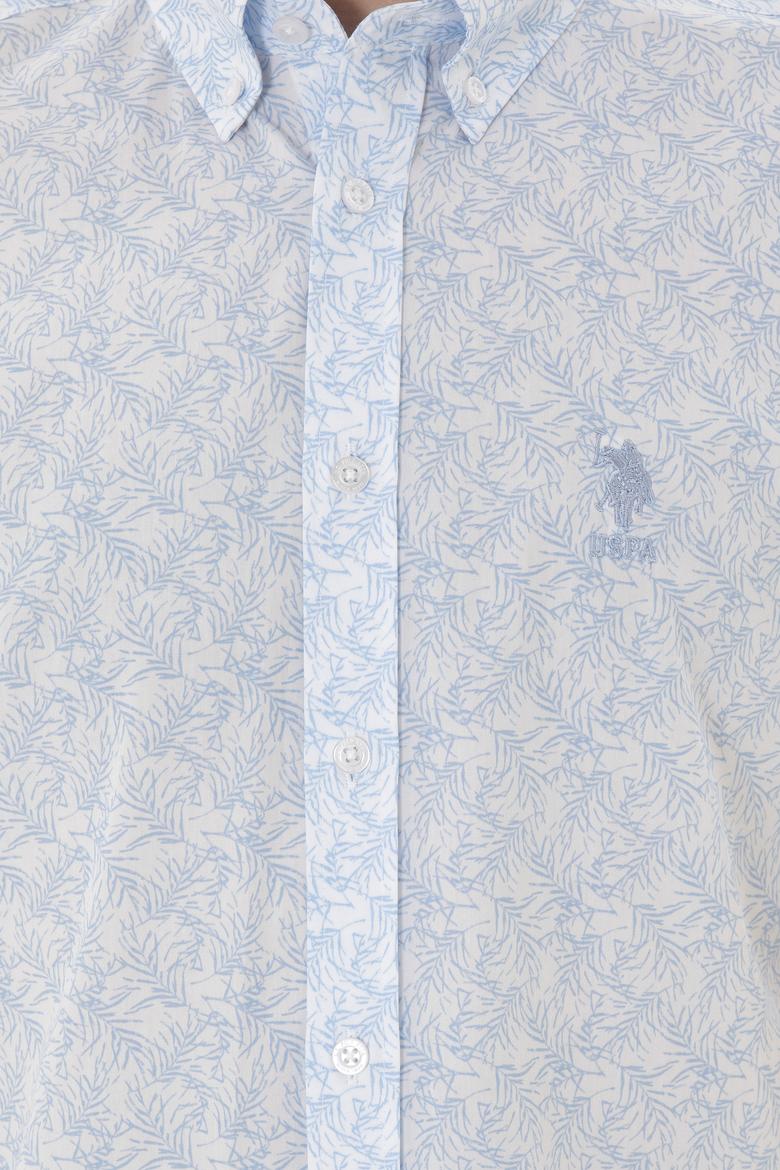 Erkek Açık Mavi Kısa Kollu Gömlek - 50282880003