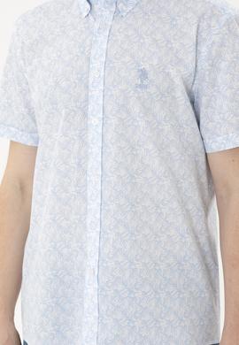 Erkek Açık Mavi Kısa Kollu Gömlek - 50282880003