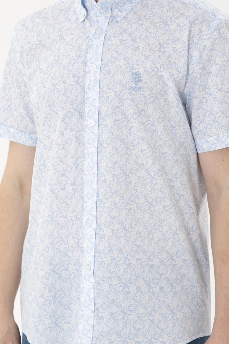 Erkek Açık Mavi Kısa Kollu Gömlek - 50282880003