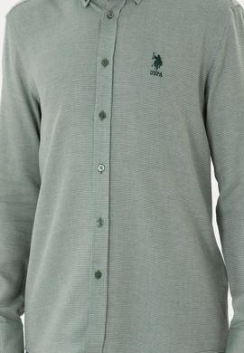 Erkek Yeşil Uzun Kollu Gömlek - 50283532006