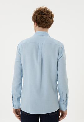 Erkek Açık Mavi Uzun Kollu Gömlek - 50283532013