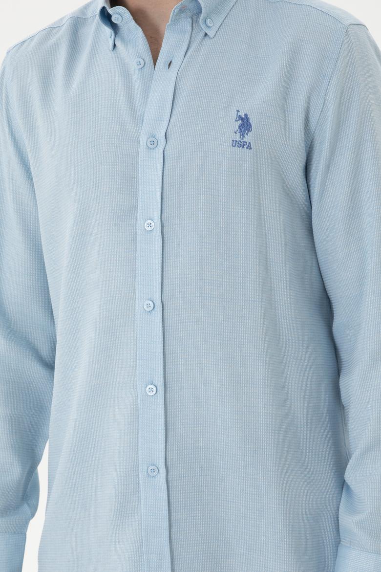 Erkek Açık Mavi Uzun Kollu Gömlek - 50283532013