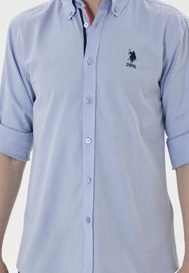 Erkek Mavi Uzun Kollu Gömlek - 50288312016