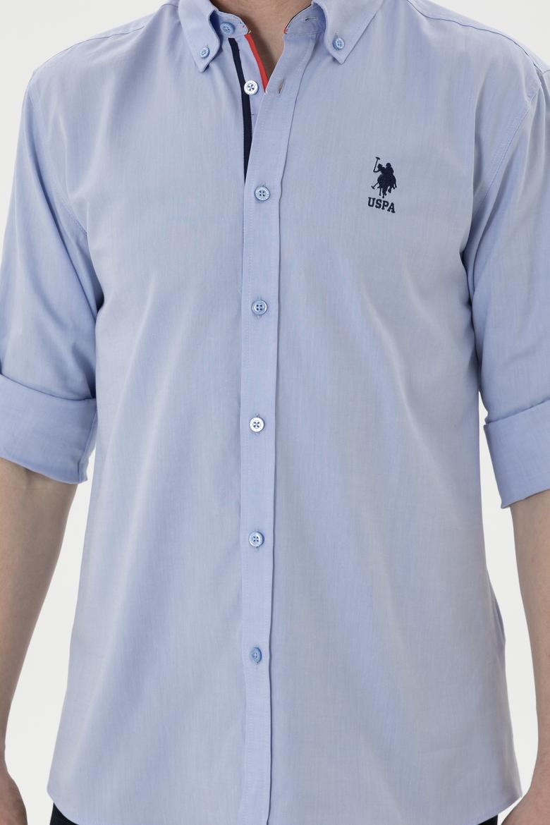 Erkek Mavi Uzun Kollu Gömlek - 50288312016