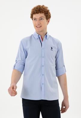 Erkek Mavi Uzun Kollu Gömlek - 50288312016